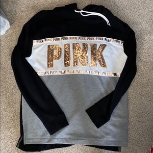 Rose Gold Pink Logo Sweater